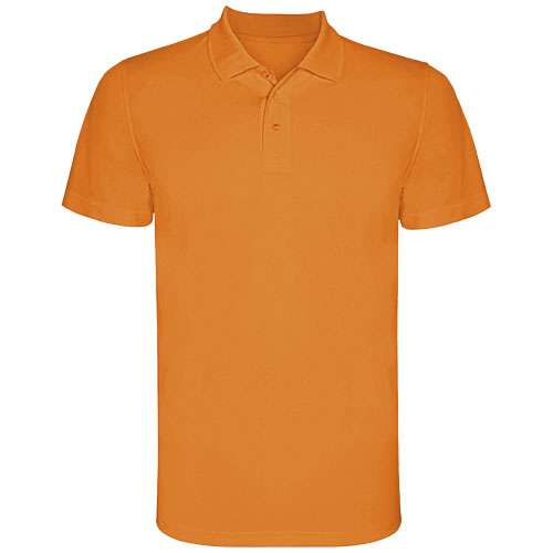 Polo sport publicitaire Homme 150gr Monzha ROLY orange fluo